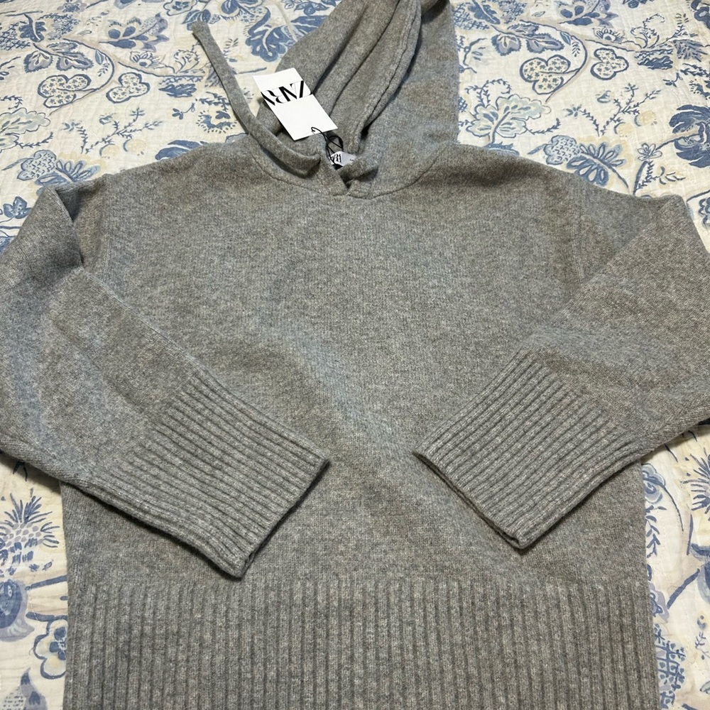 NWT Zara hooded sweater